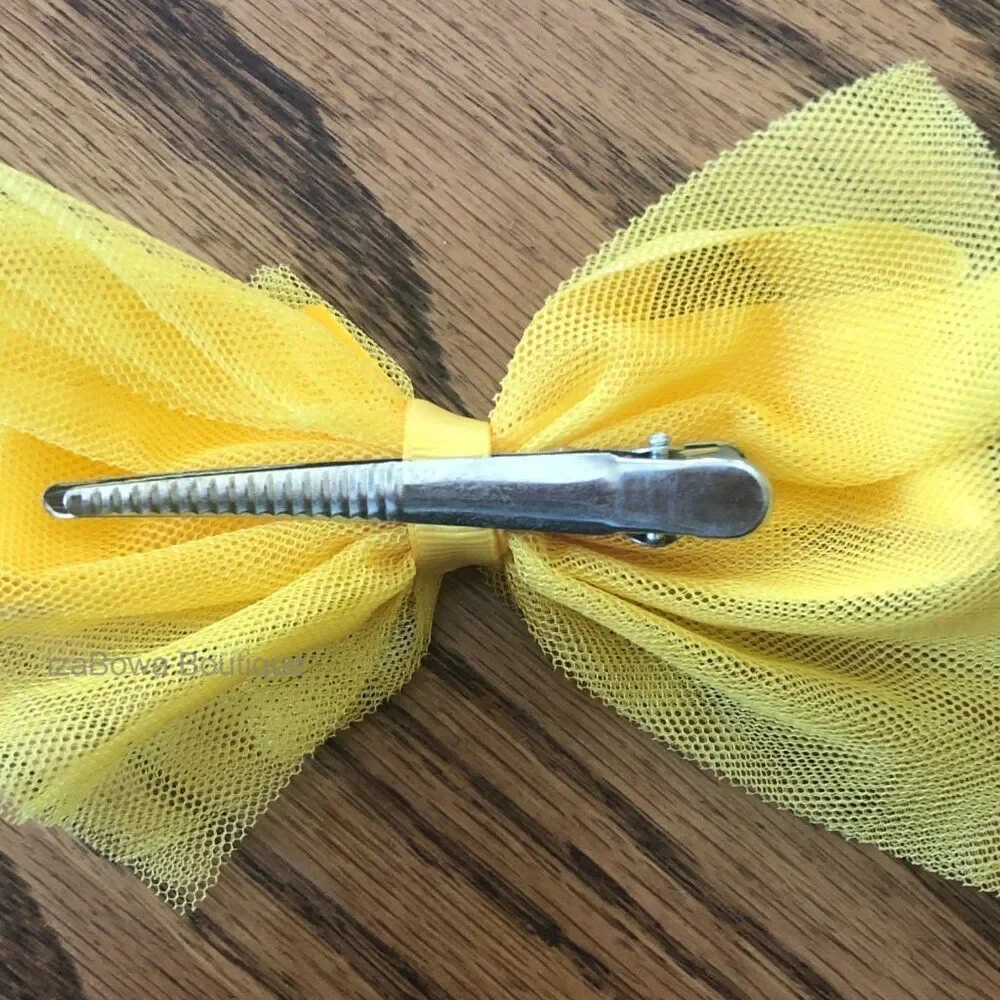 Hand Crafted yellow tulle